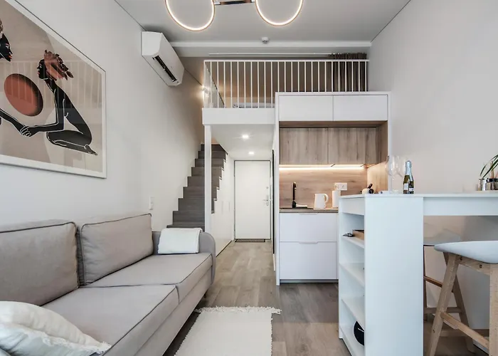 דירה Charming Loft In Pinewood Forest 150m To Sea פלאנגה